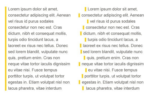 Because the left justified text has a standard starting place for where all lines of text start, this text is much easier to read.  However, the irregular spacing and starting place of centered text makes this harder to read