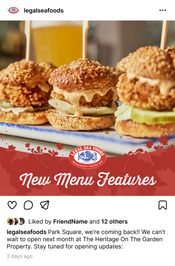 Legal Sea Foods Getfused